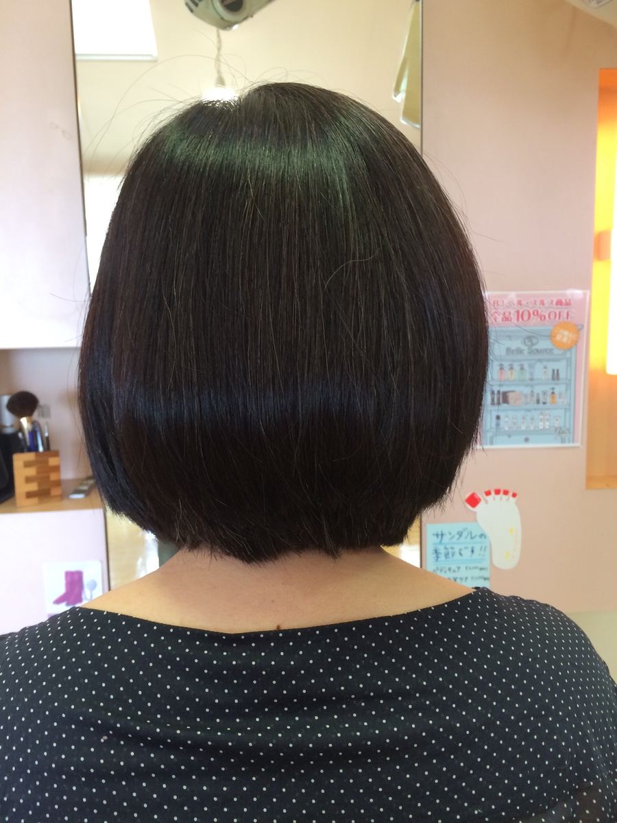 毛量が多い方 ～ボブ～ Fleur 柳橋美容室｜三重県四日市市の美容室(美容院)ベルジュバンス･サロン