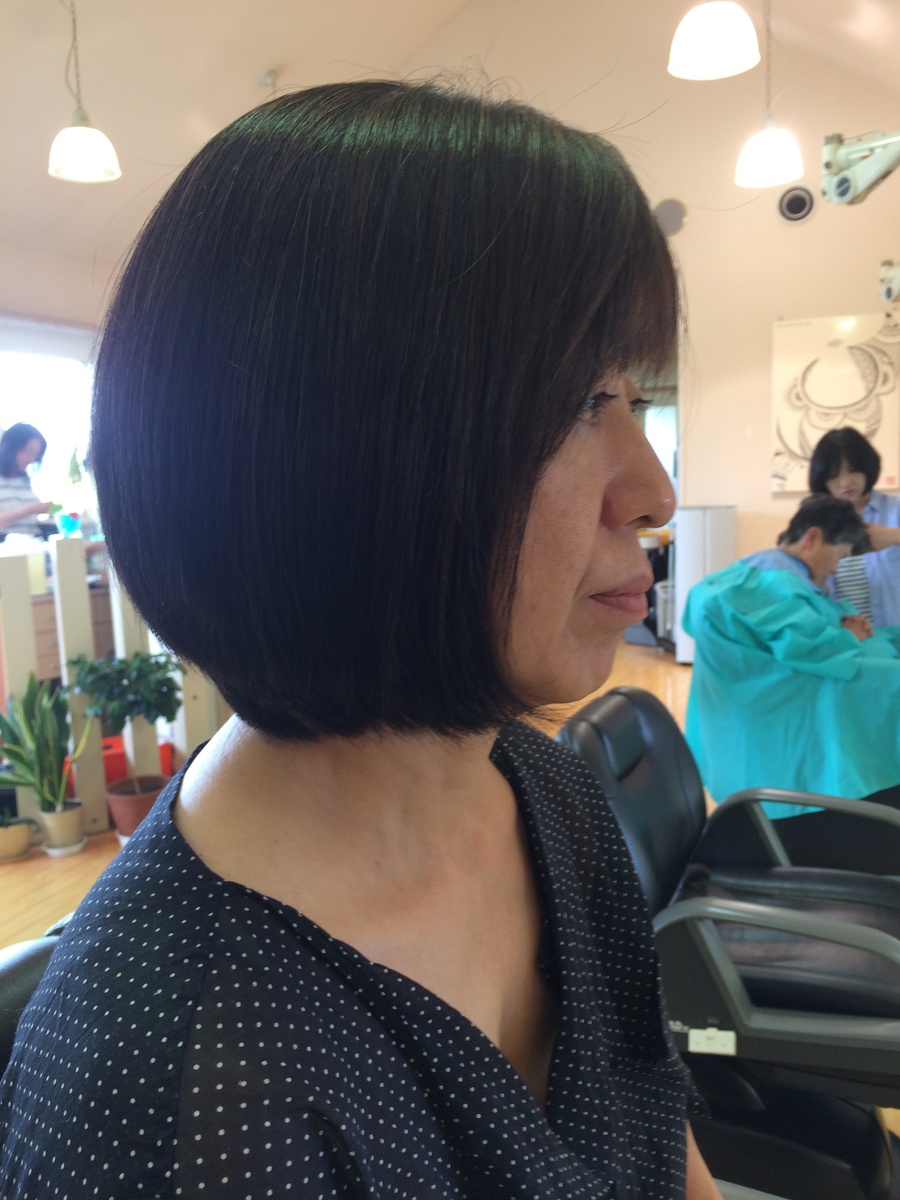 毛量が多い方 ～ボブ～ Fleur 柳橋美容室｜三重県四日市市の美容室(美容院)ベルジュバンス･サロン