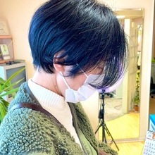 ベルジュバンスカラーと、ショートヘアー